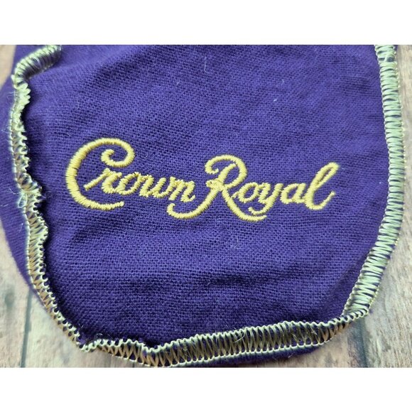 Lot of 6 Crown Royal Drawstring Mini Shooter Bags 4" Purple & Green - Picture 4 of 9
